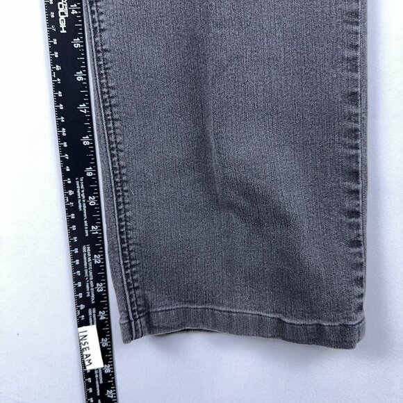 Croft & Barrow Straight Leg Jeans Womens Size 16 Short Classic Fit Stretch Black - Picture 9 of 12